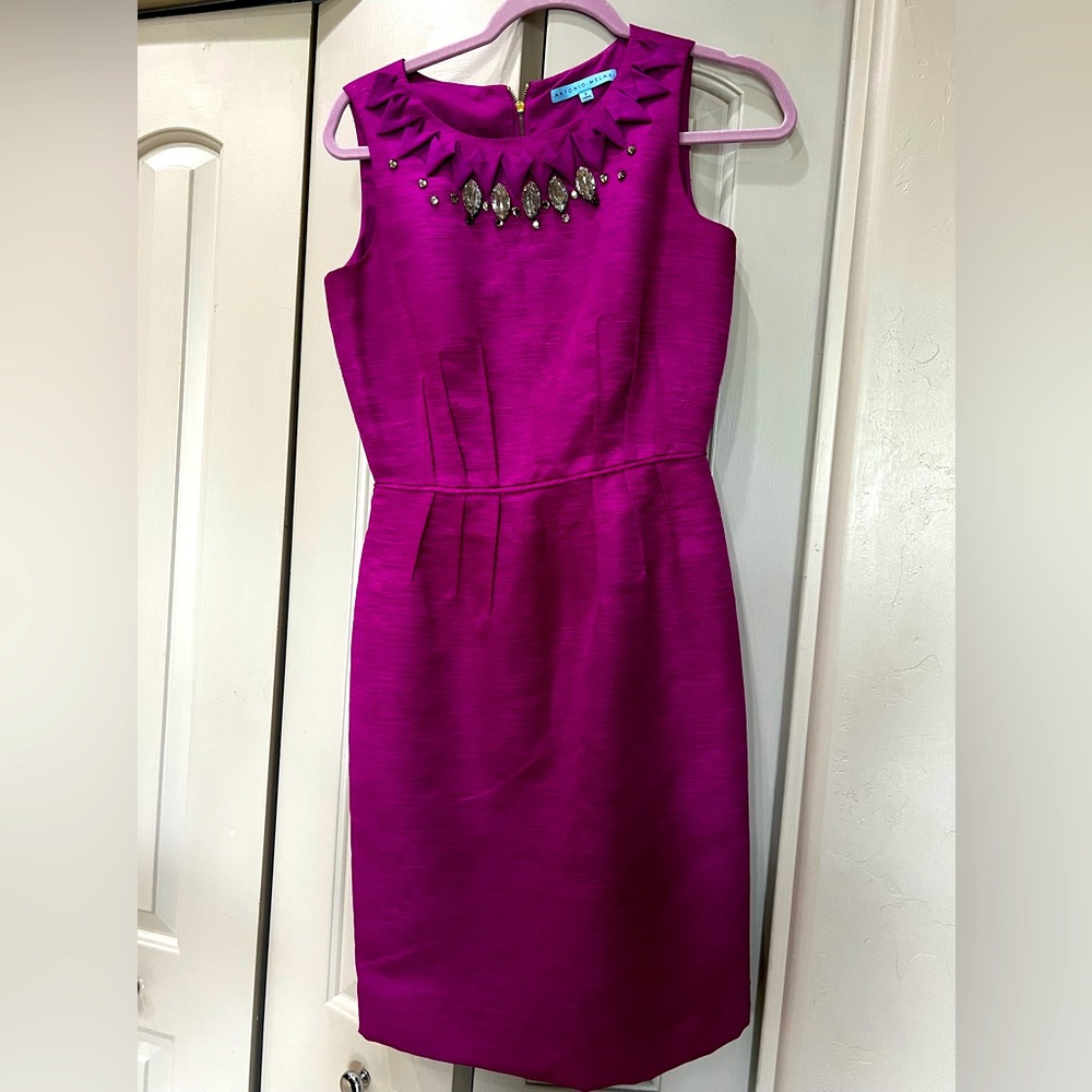 Antonio Melani , hot pink dress, knee length